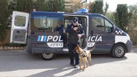 EXHIBICION UNIDAD CANINA POLICIA CENTRO OCUP 2